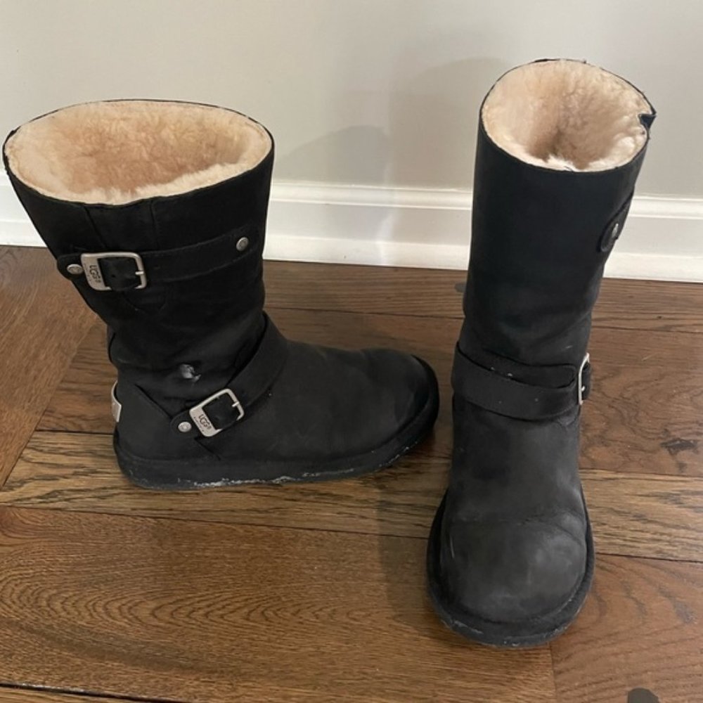 UGG boots with buckles- rare